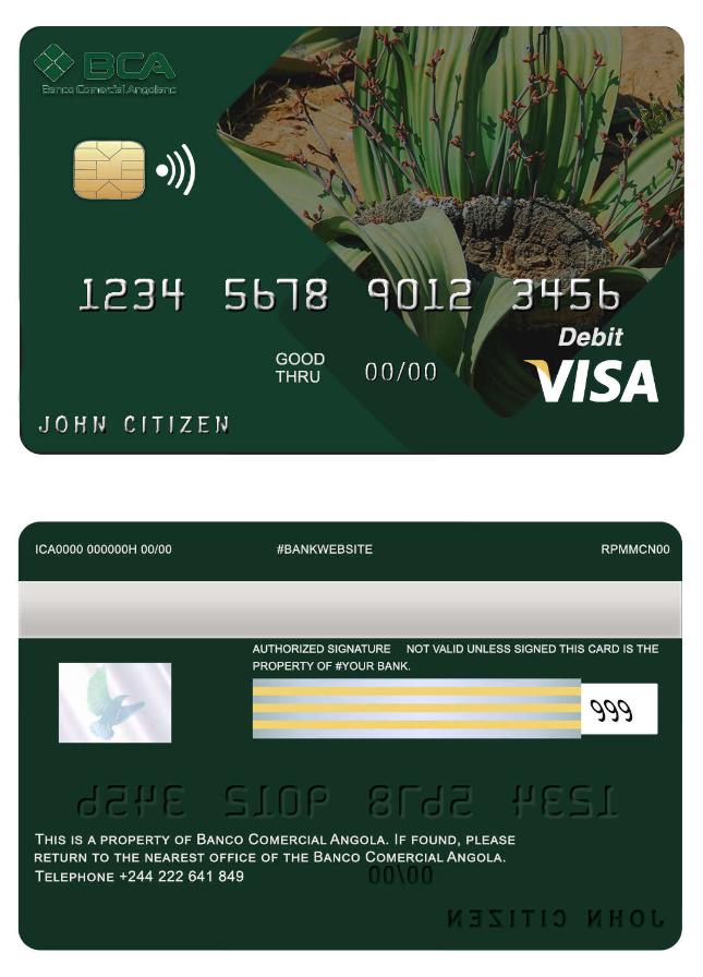 Angola Comercial  bank visa card